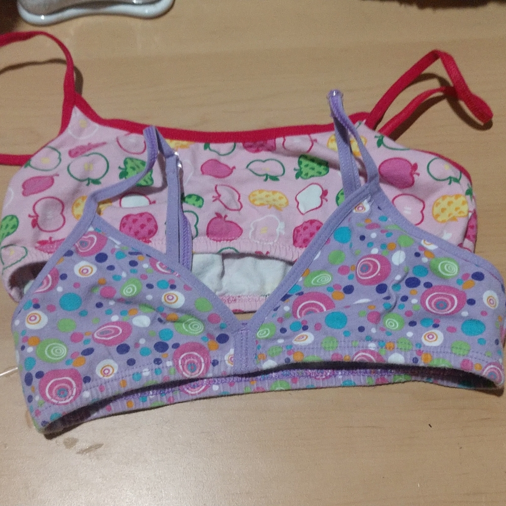 Bundle 2 girls bra's